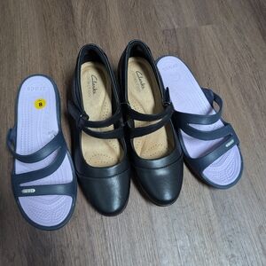 Clarks Women's Black Mary Jane Shoes